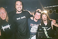 Ein Foto frs Familienalbum: Steve, Mario und Lincoln (von rechts)