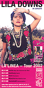 Konzertflyer Lila Downs