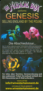 Die finale Musical Box-Tour 2007