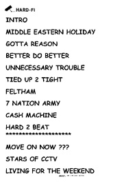 Hard-Fi - Die originale Setlist
