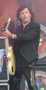 Immer für eine dämliche Grimasse gut: Michael Weikath von Helloween