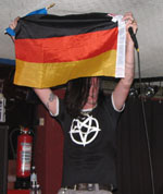 Die Schweden-Fraktion von Jaded Heart zeigt Flagge!