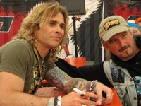 Er war auch da, sang aber diesmal nicht: Mike Tramp