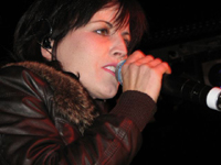 Noch in der Jacke, es war ja kalt