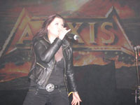 Für AXXIS on stage Ana Mladinovici, Sängerin der rumänischen Band MAGICA