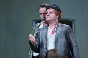 Zur Kooperation gezwungen: Wotan und Loge