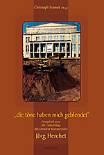 Christoph Sramek (Hg.): die töne haben mich geblendet
