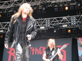 Patrick Fuchs auf der BYH-Bühne mit Ross The Boss