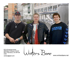 Promo-Foto von Winters Bane mit Alex